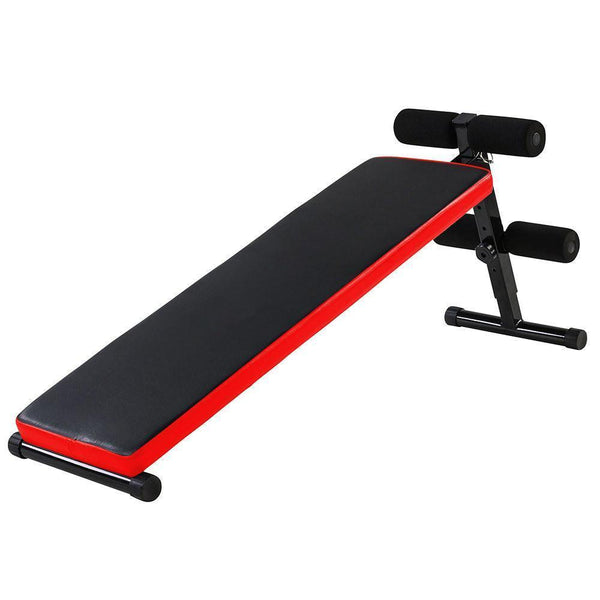 TnP Accessories Sit Up Board - Black/Red-Sit Up Benches-londonsupps