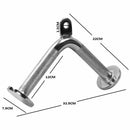 TnP Accessories Solid Tricep Pressdown Bar Chrome-Cable Attachments-londonsupps