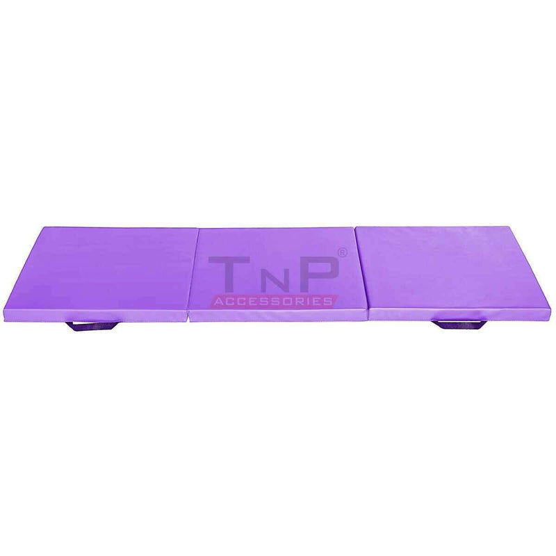 TnP Accessories Tri-Fold Mat 180*60*5Cm Purple-Tri Fold Mat-londonsupps