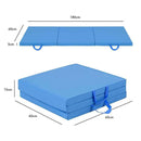 TnP Accessories Tri-Fold Mat 180*60*5Cm Sky Blue-Tri Fold Mat-londonsupps