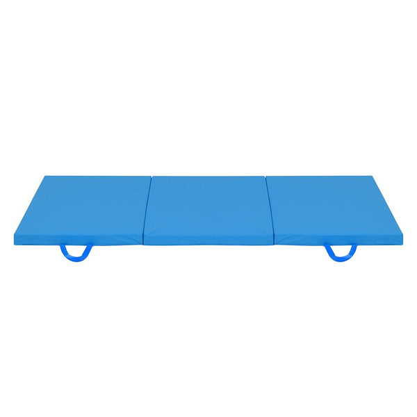 TnP Accessories Tri-Fold Mat 180*60*5Cm Sky Blue-Tri Fold Mat-londonsupps