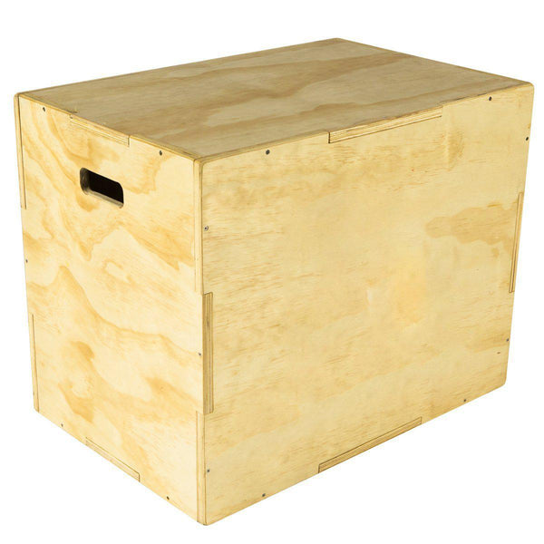 TnP Accessories Wooden Plyo Box - 45cm x 40cm x 35cm-Plyometric Boxes-londonsupps
