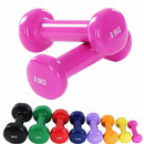 Tnp Accessories Solid Vinyl Soft Touch Dumbbell Pair