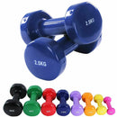 Tnp Accessories Solid Vinyl Soft Touch Dumbbell Pair