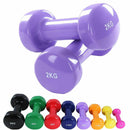 Tnp Accessories Solid Vinyl Soft Touch Dumbbell Pair