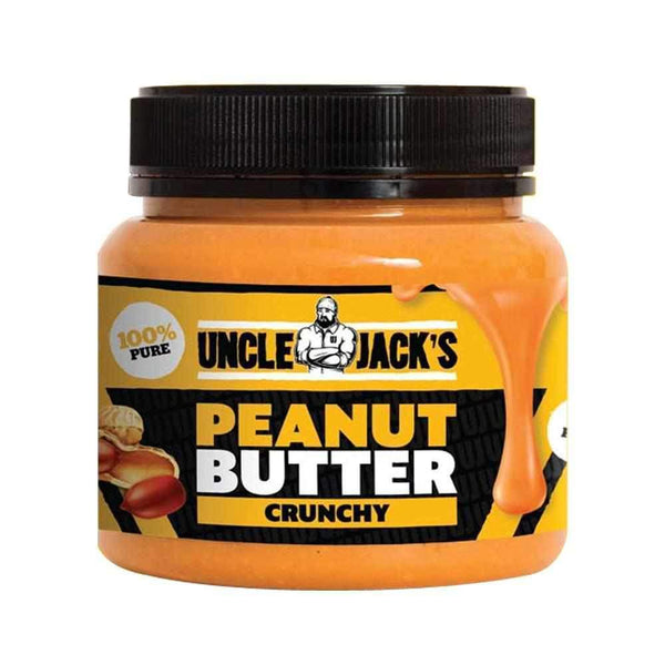 Unclejack's Peanut Butter 1kg Crunchy-Nut Butters-londonsupps