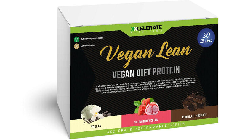 XCelerate Nutrition Vegan Diet Protein Sachets Box