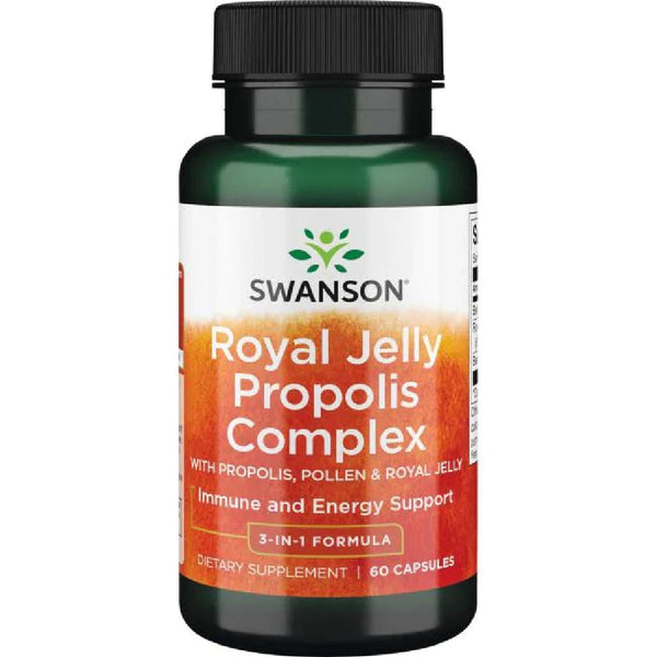 Swanson Royal Jelly Propolis Complex 60 Capsules