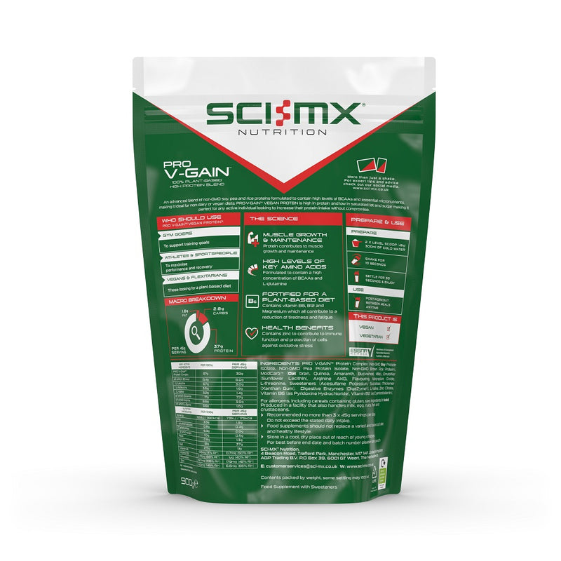 Sci-Mx Nutrition Pro V-Gain Protein 900g