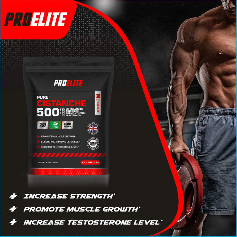 Pro-Elite Cistanche 20:1 Extract Vegan Capsules