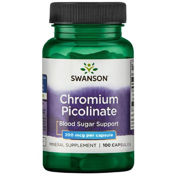 Swanson Chromium Picolinate 200MCG 100 Capsules