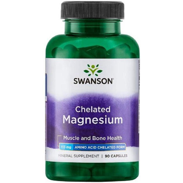 Swanson Chelated Magnesium 133MG 90 Capsules