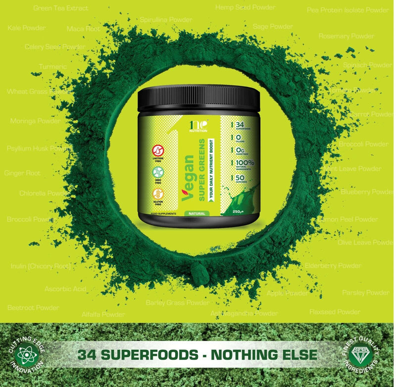 1ne Nutrition Super Greens 34+ Ingredients 250g
