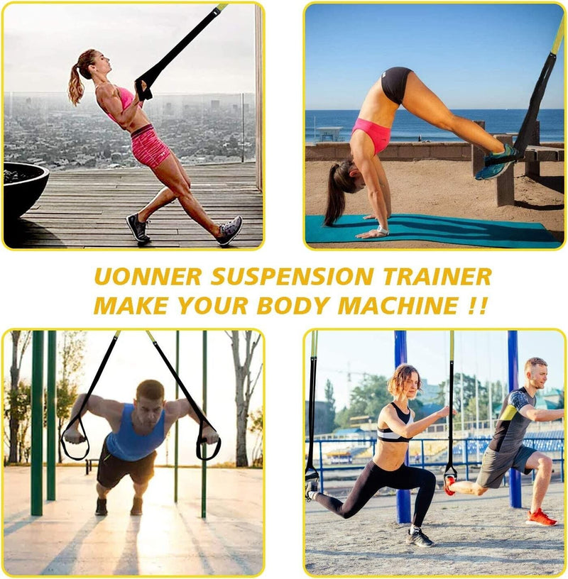 TnP Accessories Suspension Trainer Belt - Black/Yellow