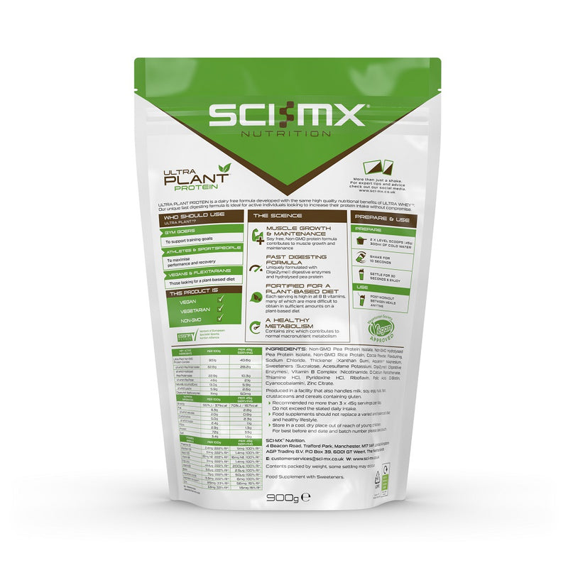Sci-Mx Nutrition Ultra Plant Protein 900g