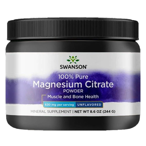 Swanson Magnesium Citrate 100% Pure Powder 227g