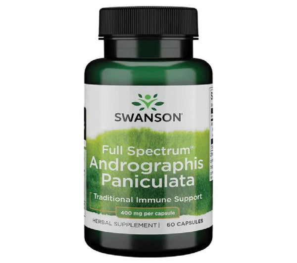 Swanson Full Spectrum Andrographis Paniculata 60 Capsules