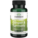 Swanson Ginger & Turmeric 60 Capsules