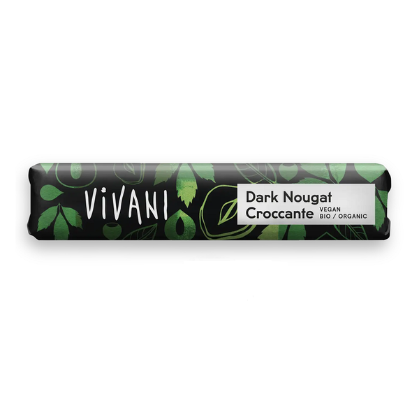 Vivani Mini Dark Nougat Croccante Chocolate Vegan Organic 35g