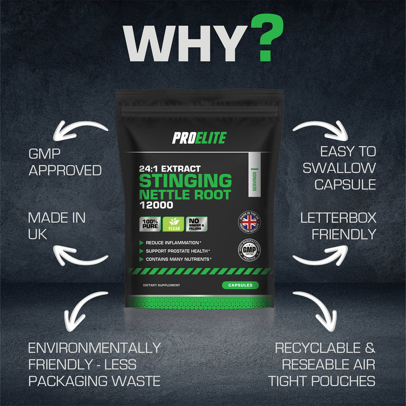 PROELITE Stinging Nettle Root Vegan Capsules