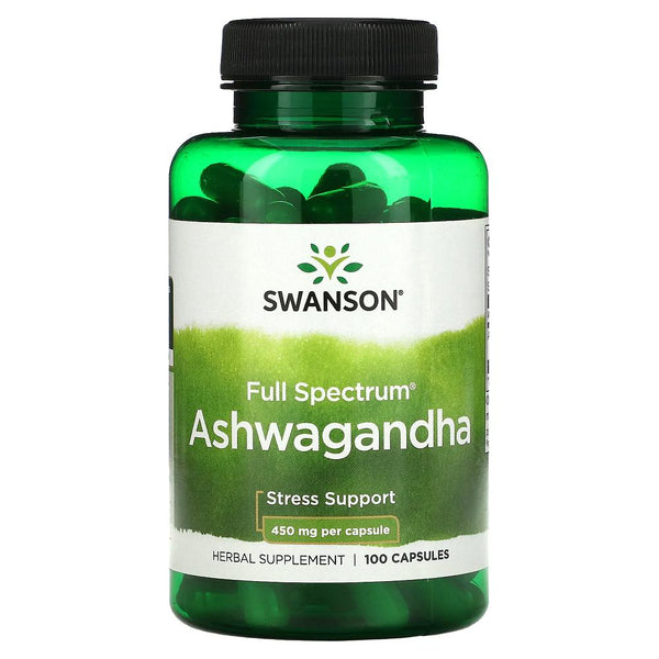 Swanson Ashwaghanda 900mg 100 Capsules