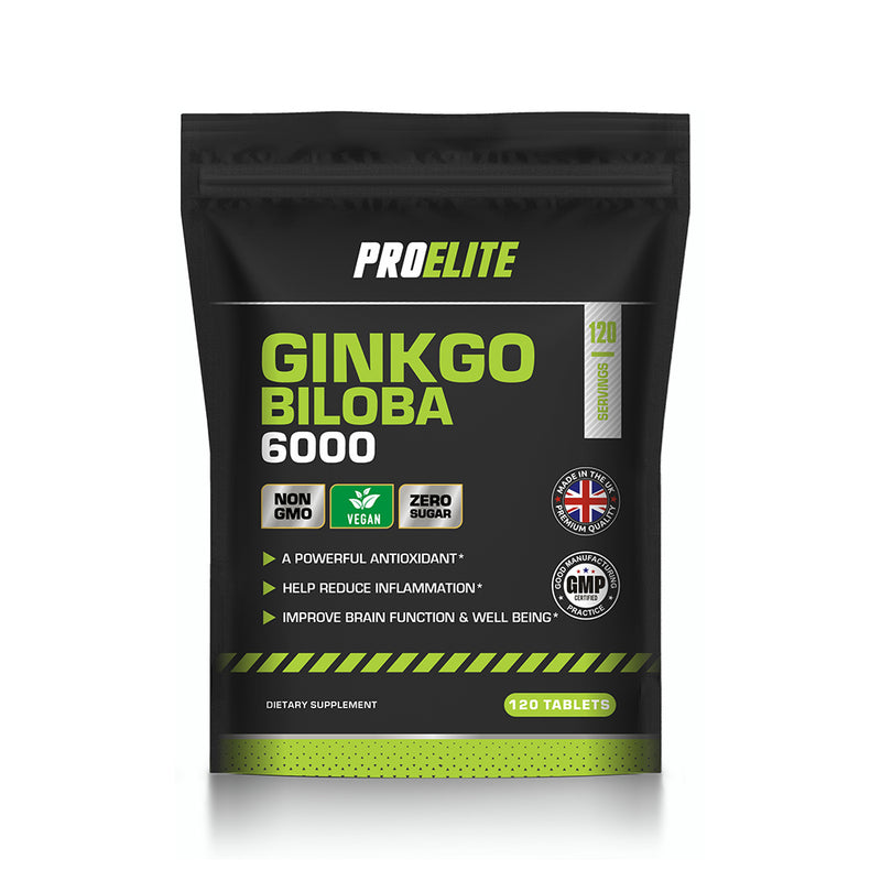 Pro-Elite Ginkgo Biloba 6000 Vegan Tablets