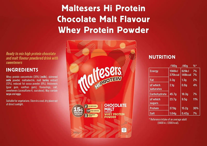 Maltesers Whey Protein Powder 450g