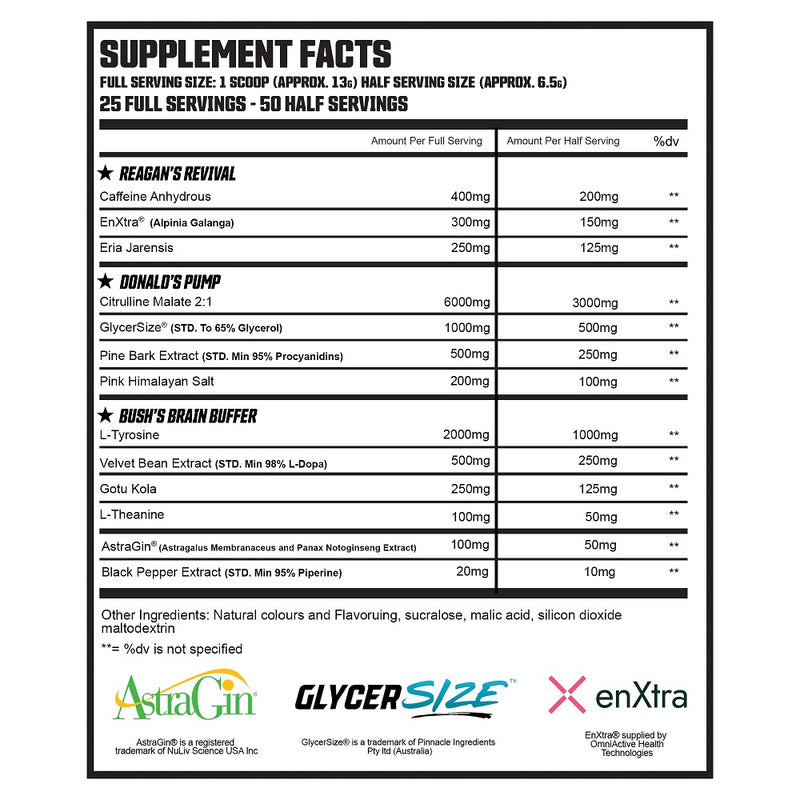 N M P Nutraceuticals Presidential Pre 325g