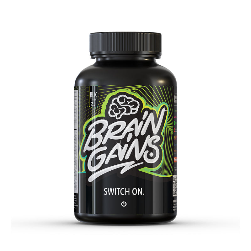 Brain Gains Switch-On 2.0 Black Edition 120 Capsules