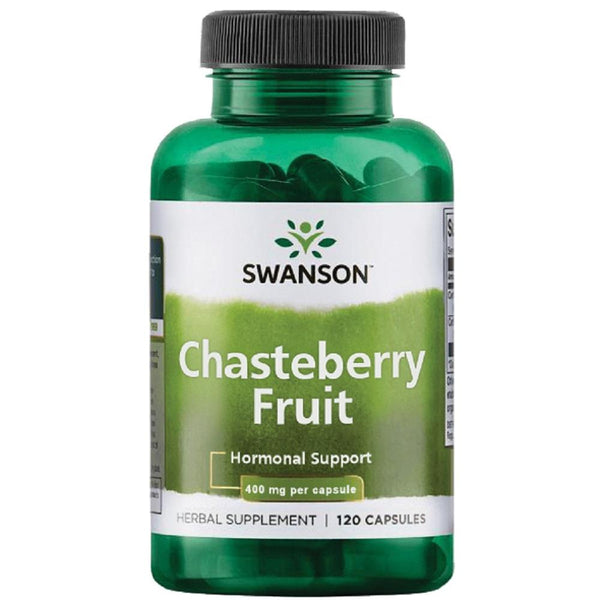 Swanson Chasteberry Fruit 400MG 120 Capsules
