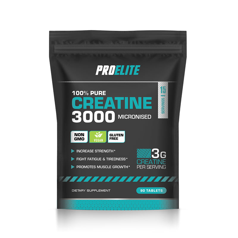 Pro-Elite Creatine Monohydrate 500mg Vegan Tablets