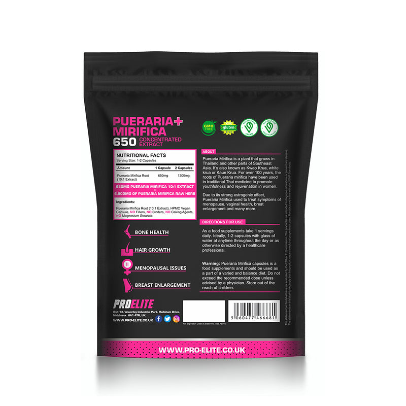 Pro-Elite Pueraria Mirifica Vegan Capsules