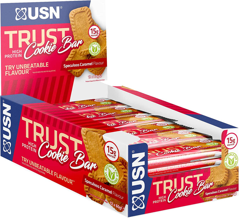 USN Trust Cookie Bar 12x60g