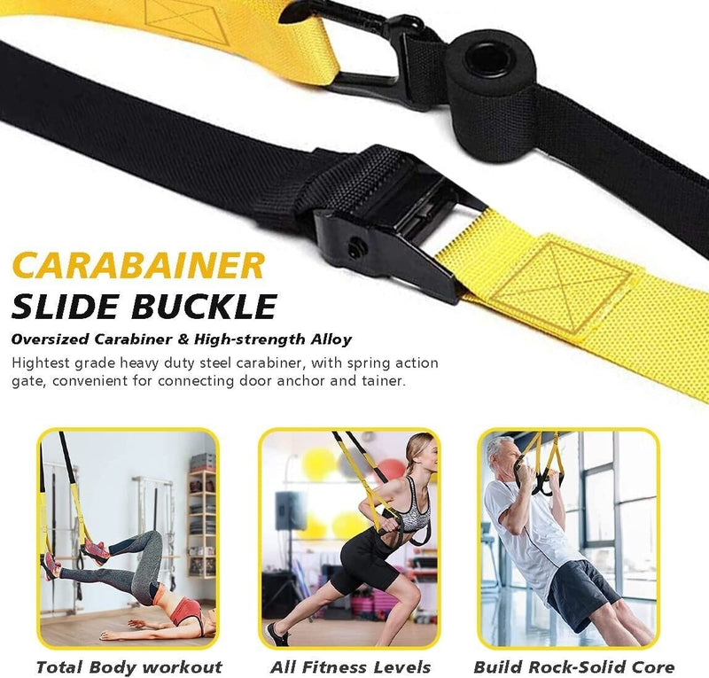 TnP Accessories Suspension Trainer Belt - Black/Yellow